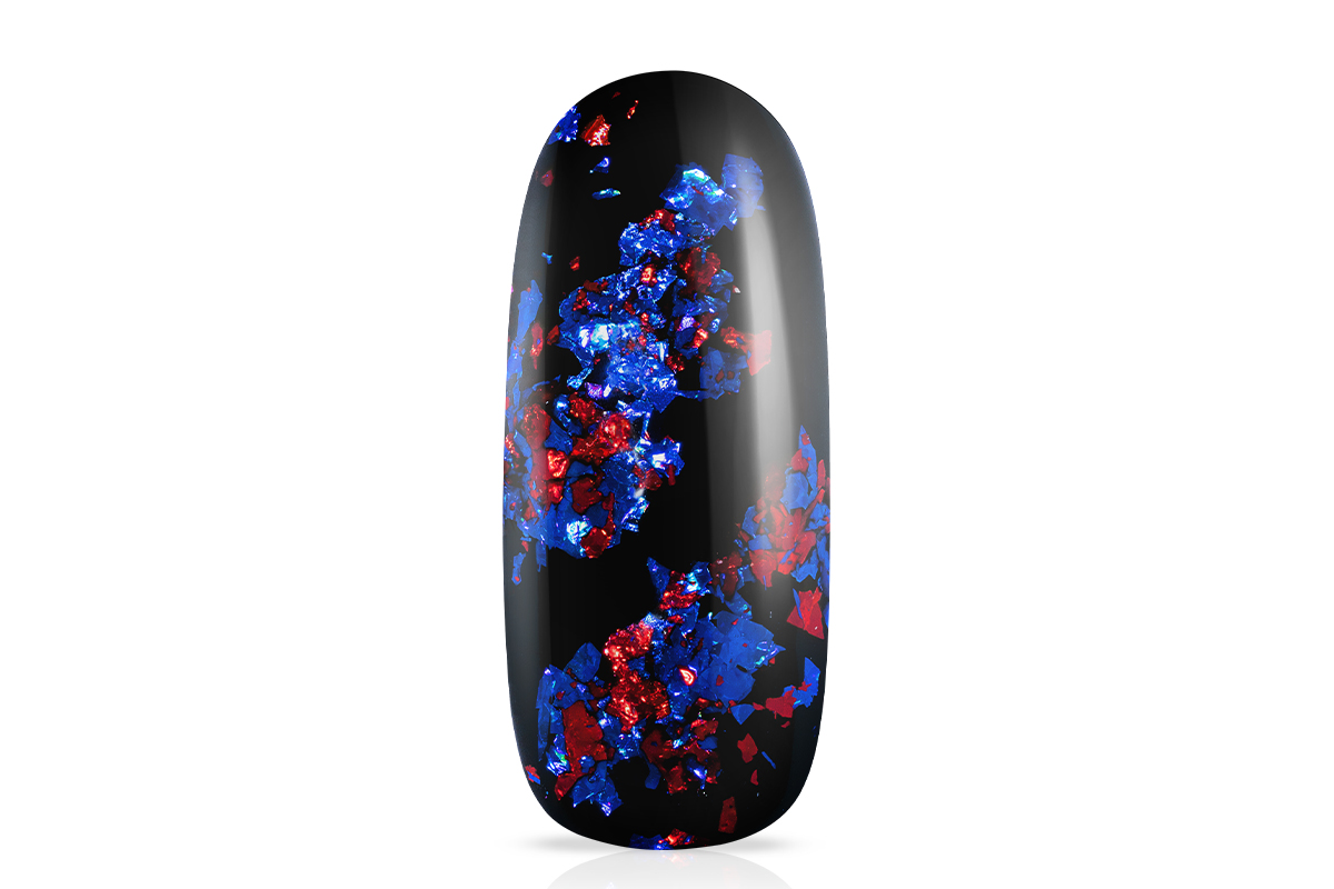 Jolifin Foil Flakes - Hologramm red-blue