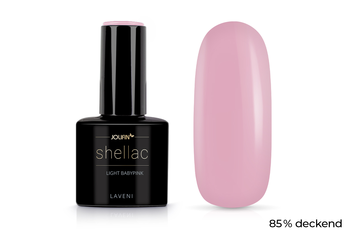 Jolifin LAVENI Shellac - light babypink 10ml