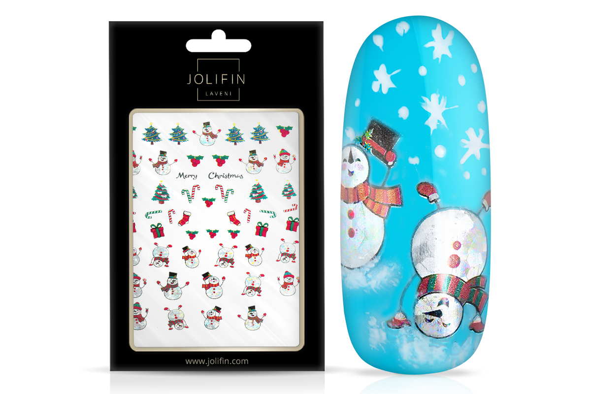 Jolifin LAVENI XL Sticker - hologramm christmas Nr. 4