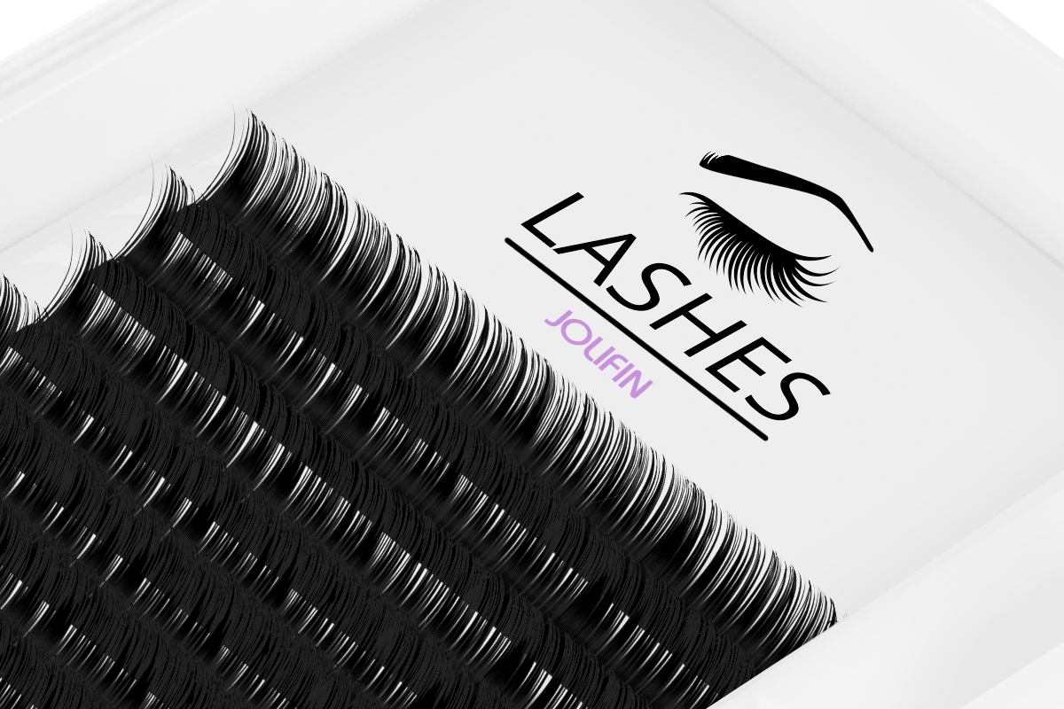 Jolifin Lashes - SingleBox 9mm - Volumen D-Curl 0,07