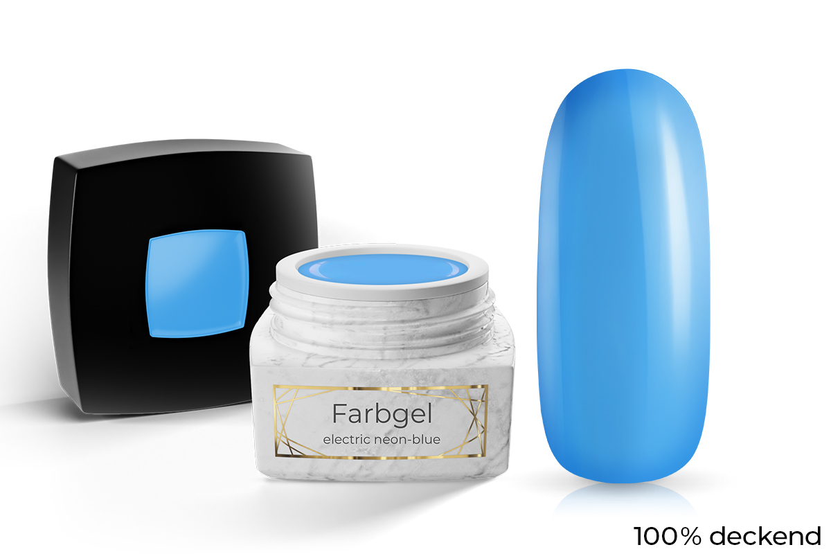 Jolifin LAVENI PRO Farbgel - electric neon-blue  5ml