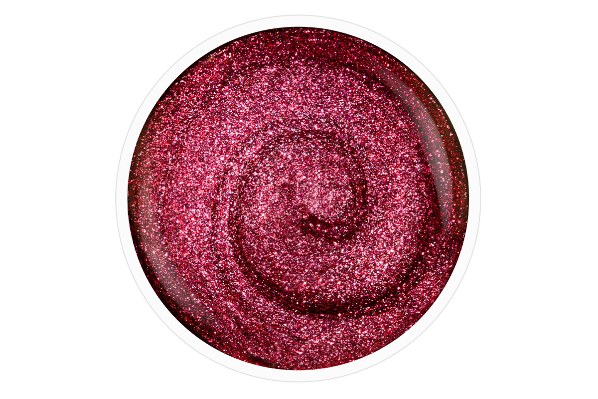 Jolifin Stamping Lacquer - red Glitter 12ml