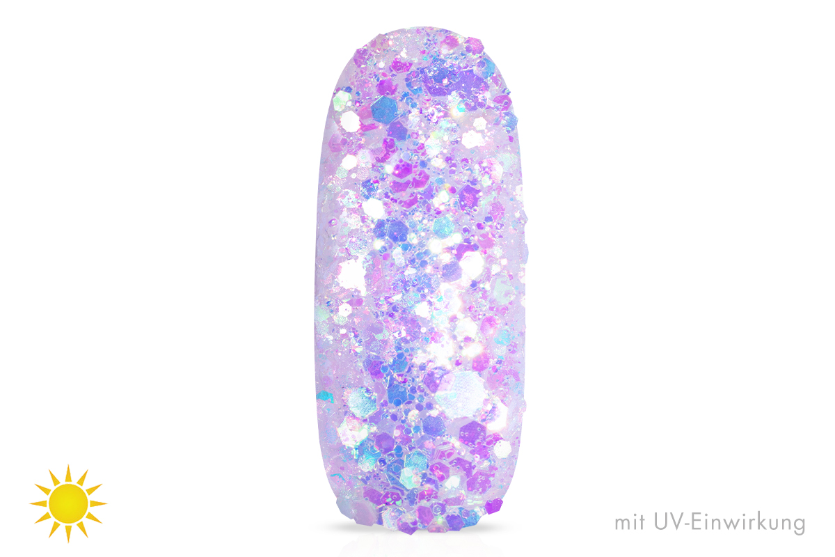 Jolifin LAVENI Solar Glitter - rosy-purple