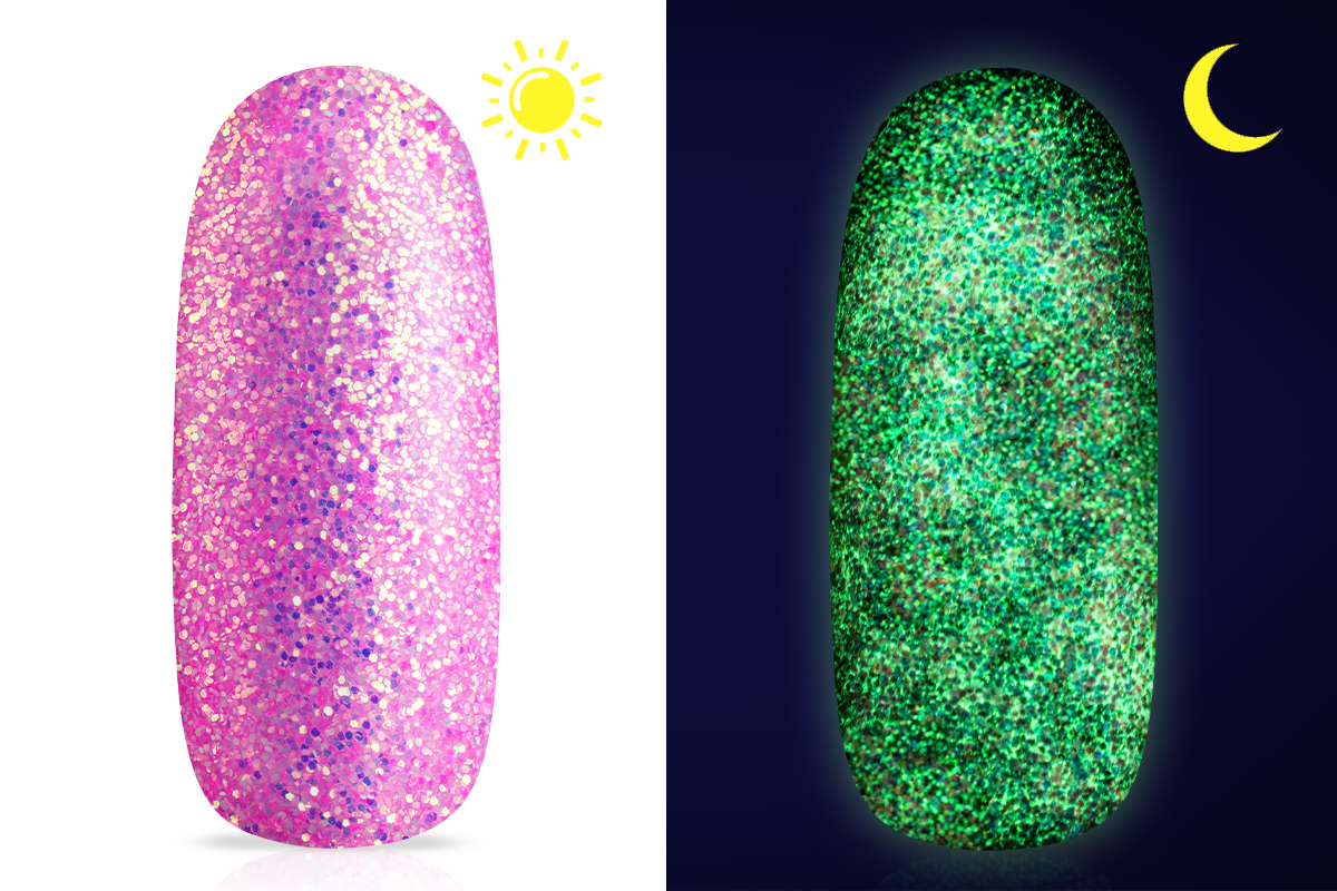 Jolifin Nightshine Glitterpuder - dragonfruit pink