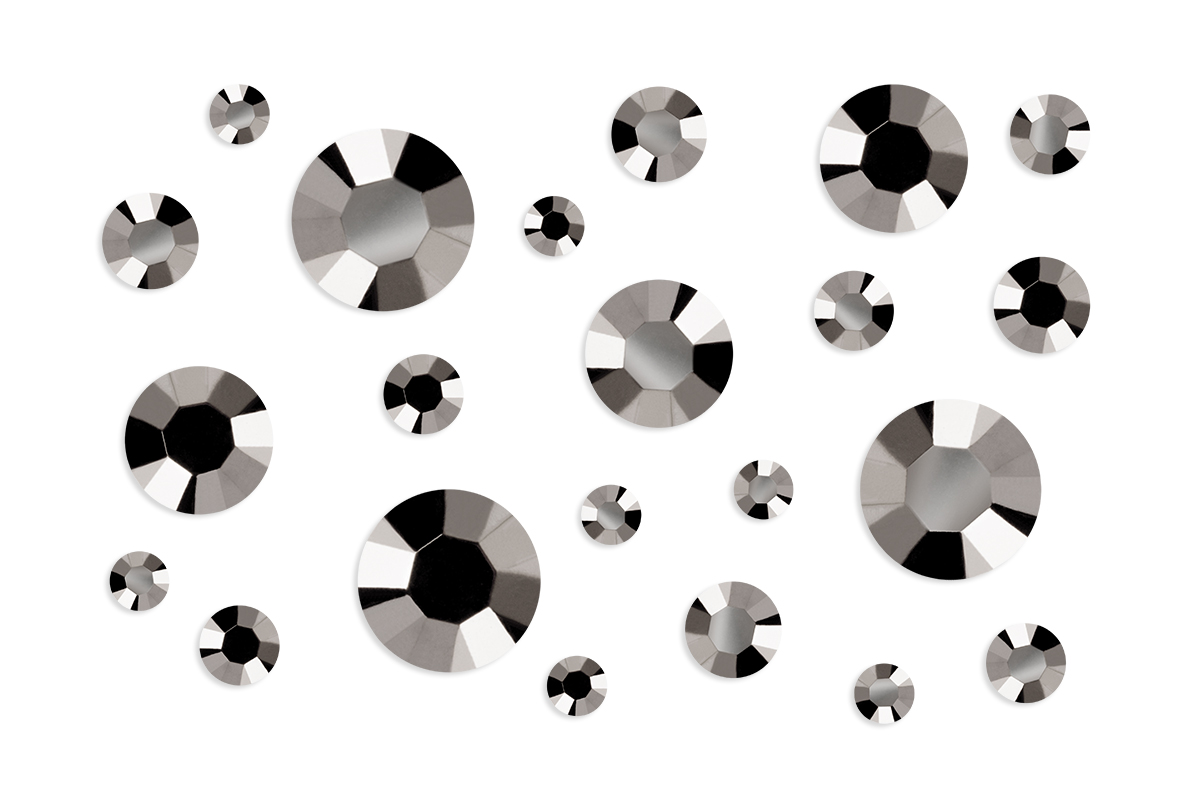 Jolifin Strass-Display metallic chrome