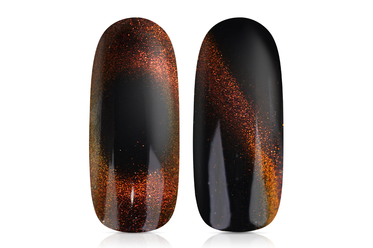 Jolifin LAVENI Shellac - Cat-Eye 9D pumpkin 10ml