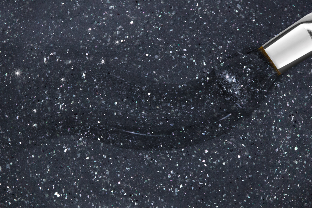 Jolifin Thermo Farbgel grey glitter 5ml