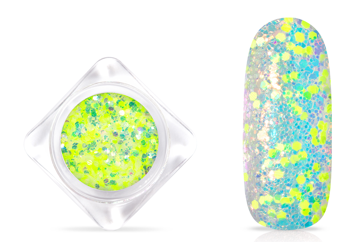 Jolifin Neon Mermaid Glitter - yellow