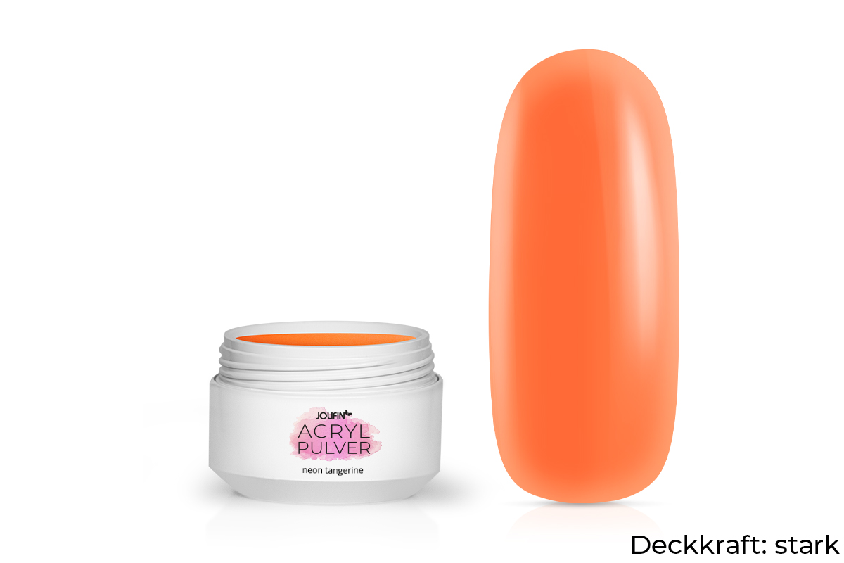 Jolifin Acryl Farbpulver - neon tangerine 5g