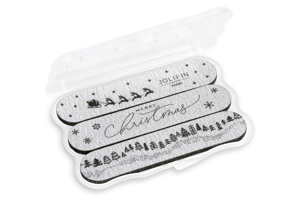 Jolifin LAVENI Long-Life Feilenset - Merry Christmas 2024 100/180