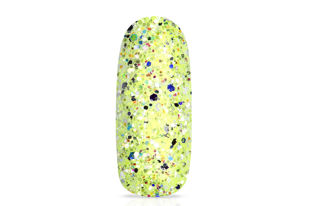 Jolifin Glitterpuder Silvermix - lemon cake