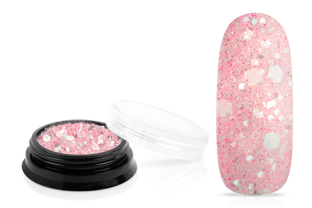 Jolifin LAVENI Crystal Glitter - pastell-watermelon