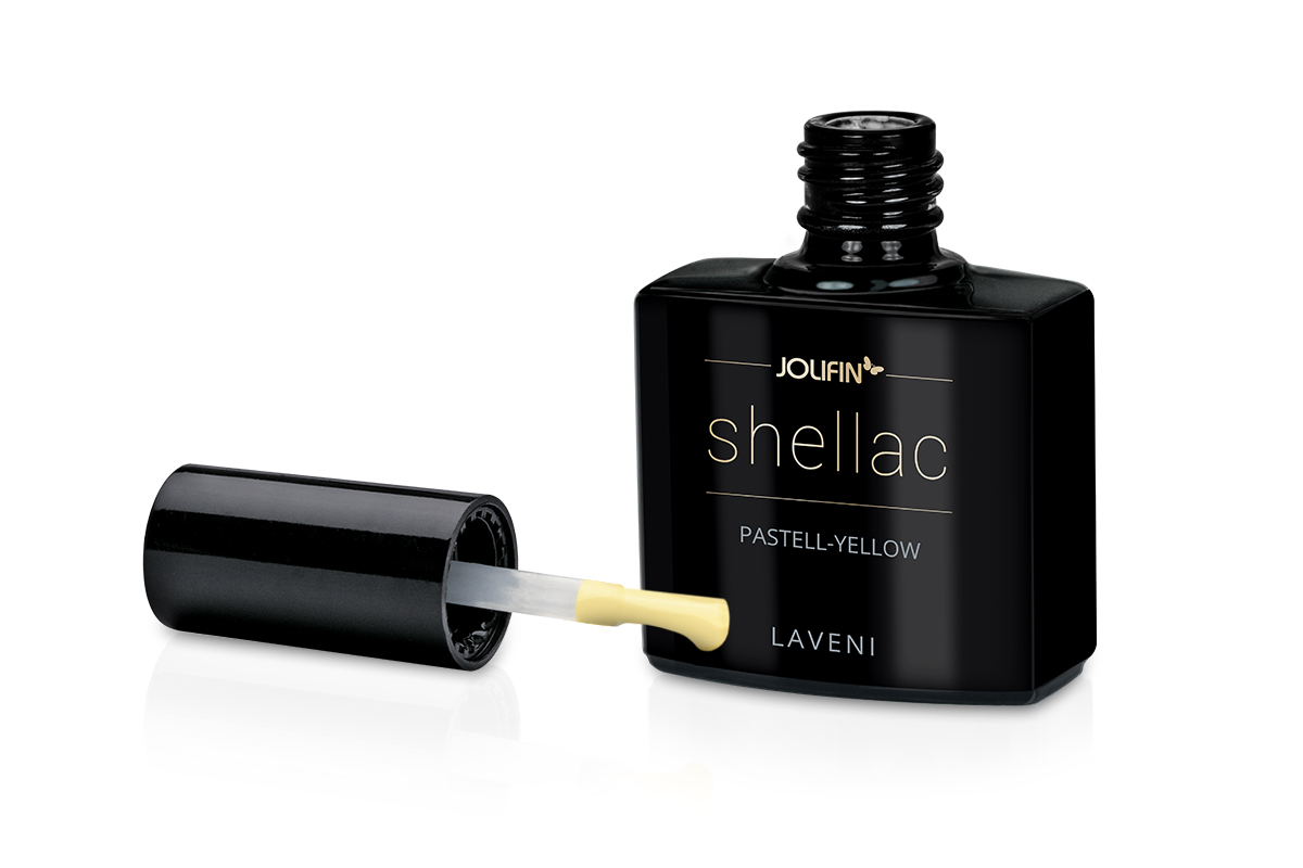 Jolifin LAVENI Shellac - pastell-yellow 10ml