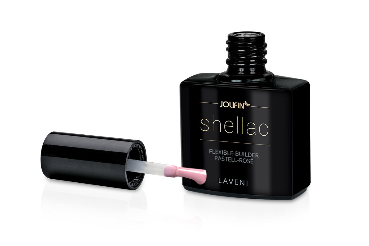 Jolifin LAVENI Shellac - flexible-builder pastell-rosé 10ml