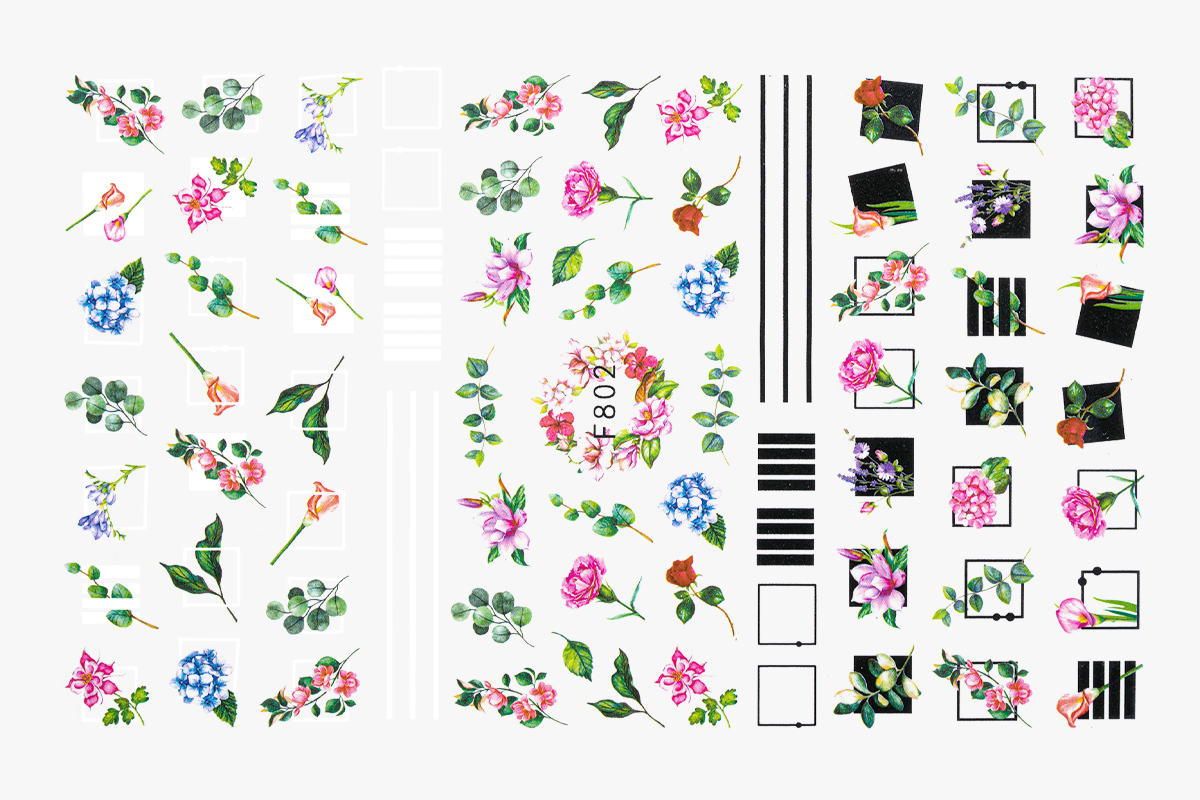 Jolifin LAVENI XL Sticker - Flowers Nr. 41