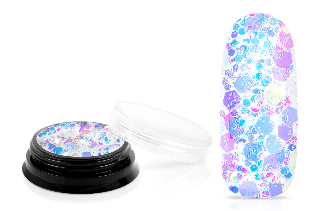 Jolifin LAVENI Mermaid Glitter - white-purple