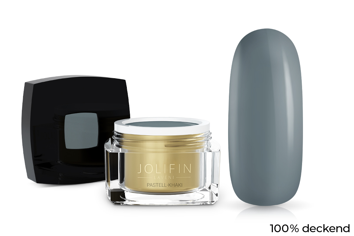 Jolifin LAVENI Farbgel - pastell-khaki 5ml