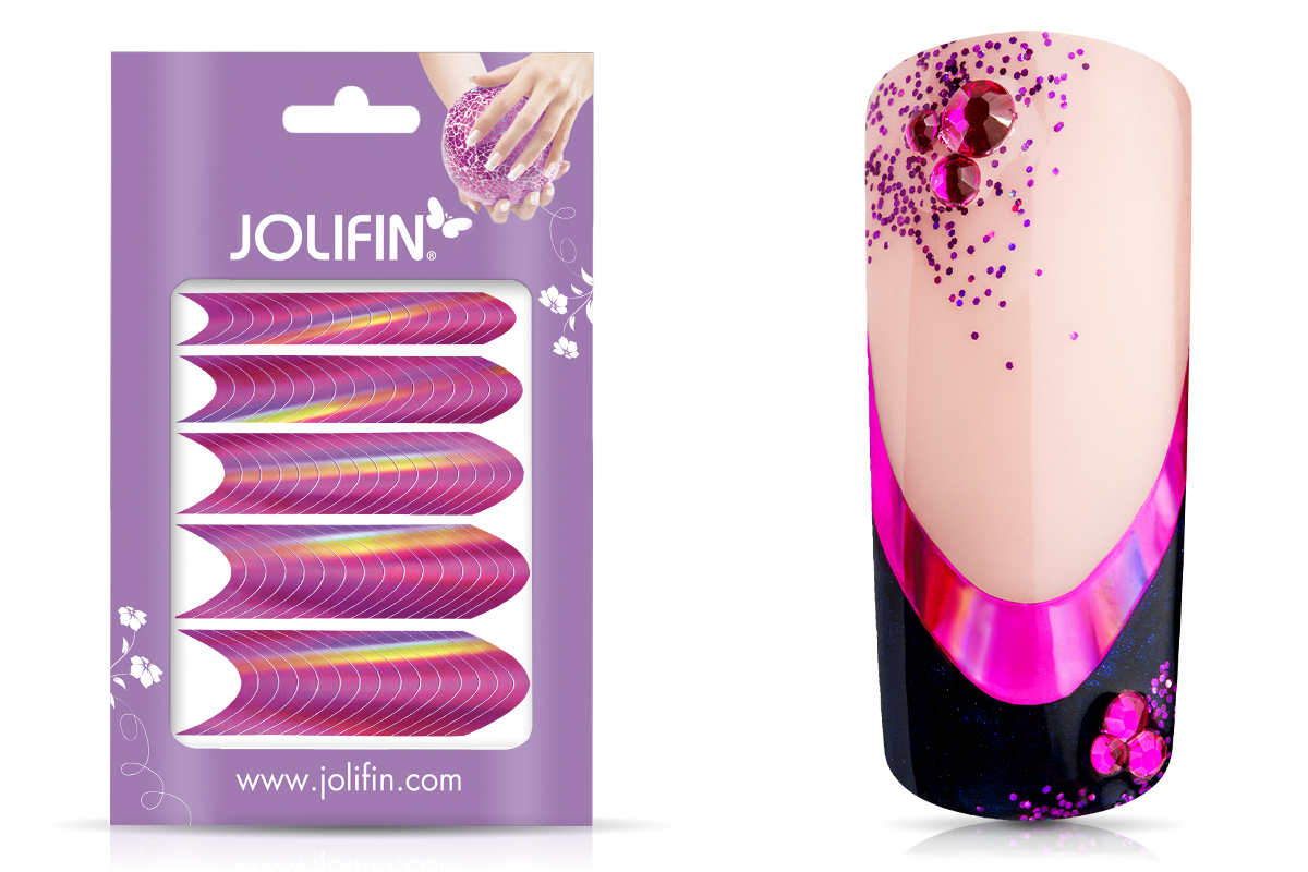 Jolifin Chrome French Sticker pink