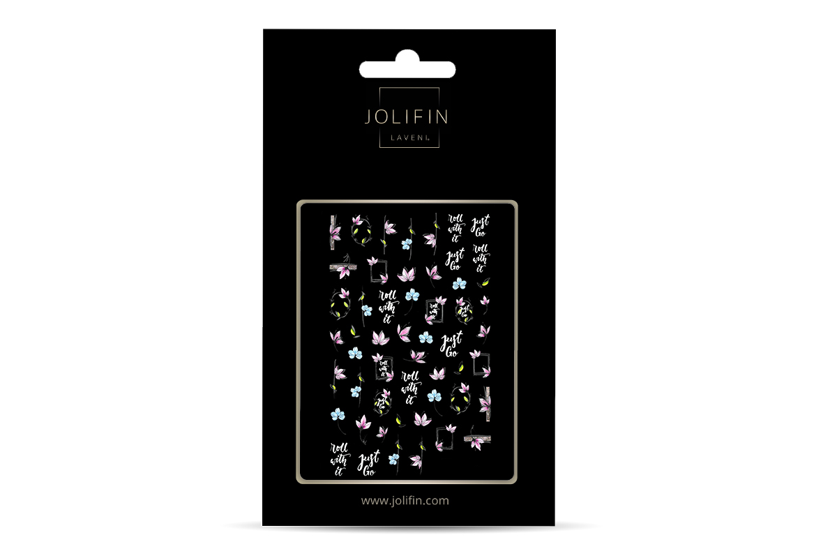 Jolifin LAVENI XL Sticker - Flowers No. 50