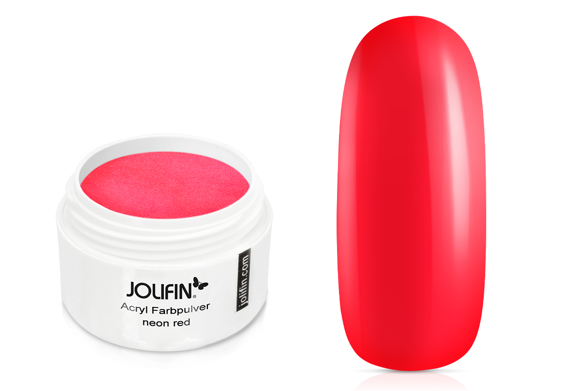 Jolifin Acryl Farbpulver - neon red 5g
