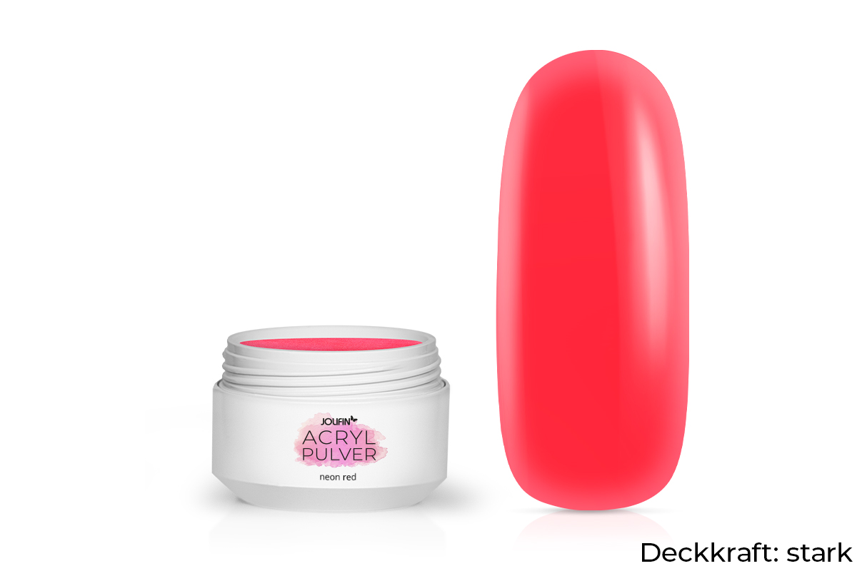 Jolifin Acryl Farbpulver - neon red 5g