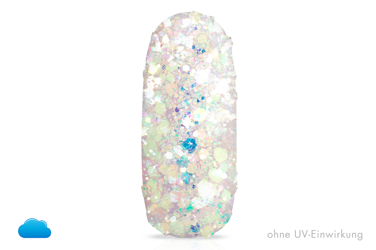 Jolifin LAVENI Solar Glitter - white-peach