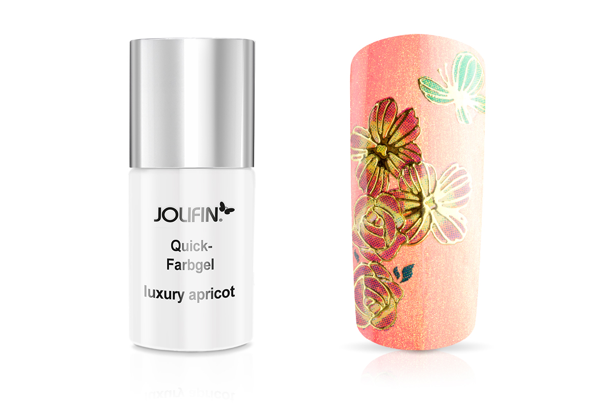 Jolifin Carbon Quick-Farbgel luxury apricot 11ml