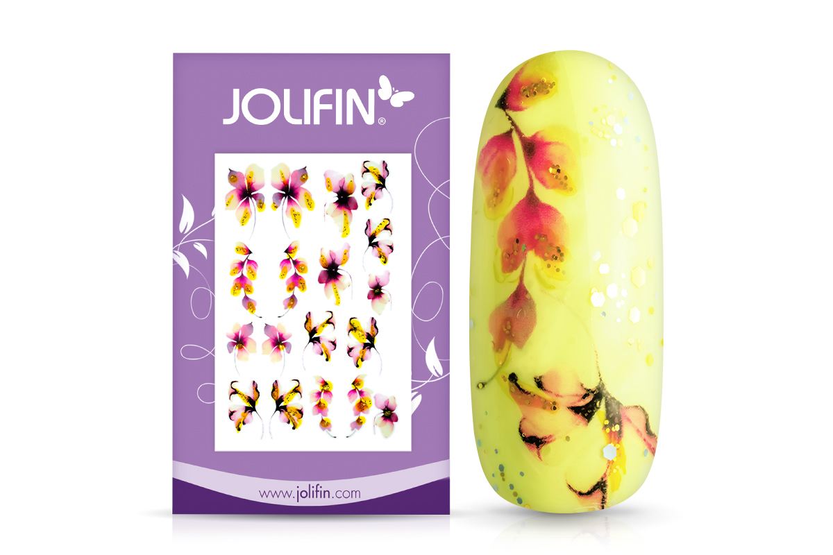 Jolifin Trend Tattoo - Gelb Glitter Nr. 2