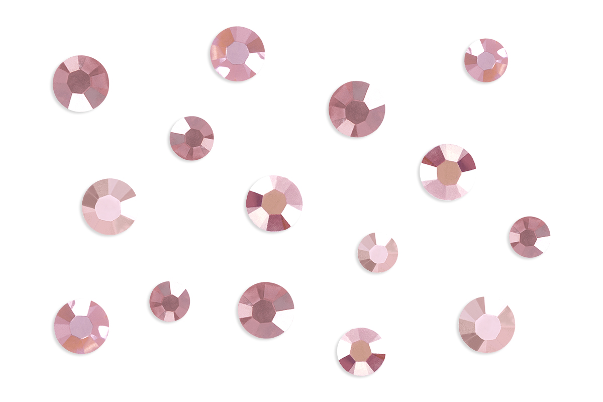 Jolifin Strass-Display - rose