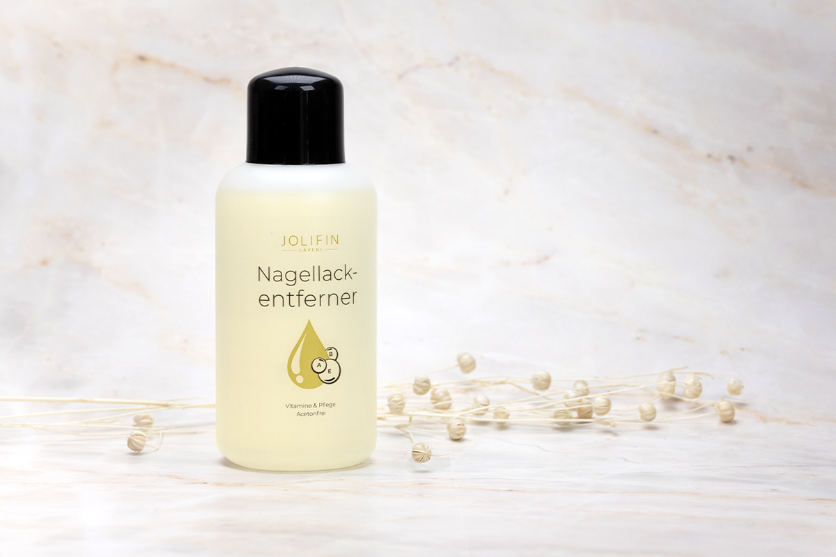 Jolifin LAVENI Nagellackentferner - Vitamine & Pflege 150ml