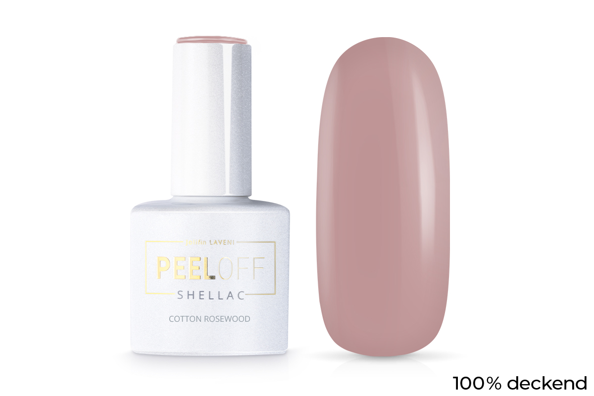 Jolifin LAVENI Shellac PeelOff - cotton rosewood 10ml