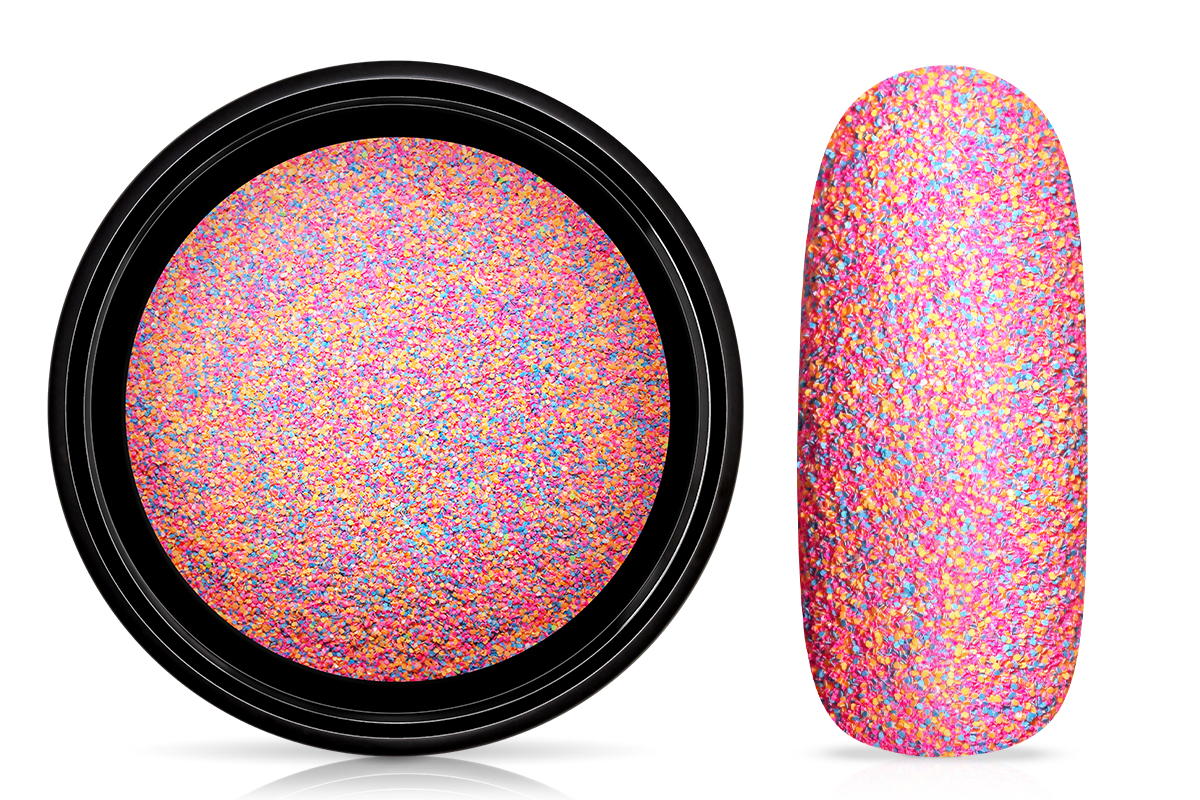 Jolifin LAVENI Matt Sugar Glitter - candy pink