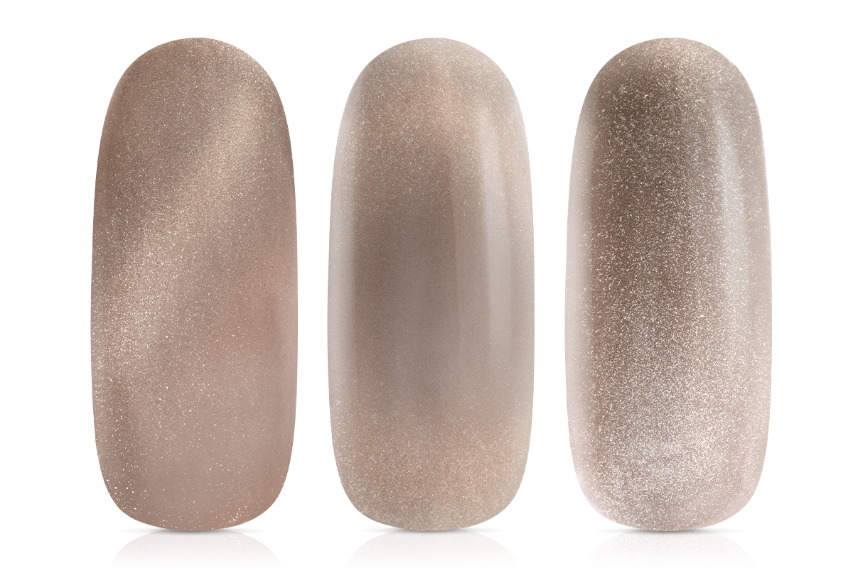 Jolifin LAVENI 3in1 Shellac - Cat-Eye satin toffee 10ml