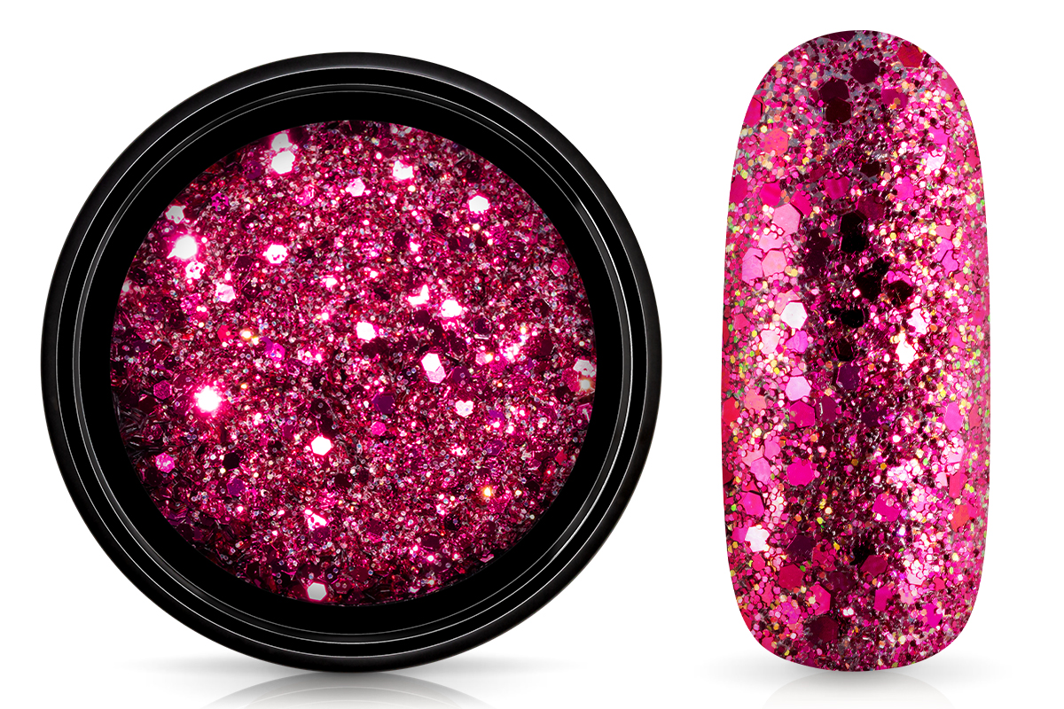 Jolifin LAVENI Sparkle Glitter - raspberry sorbet