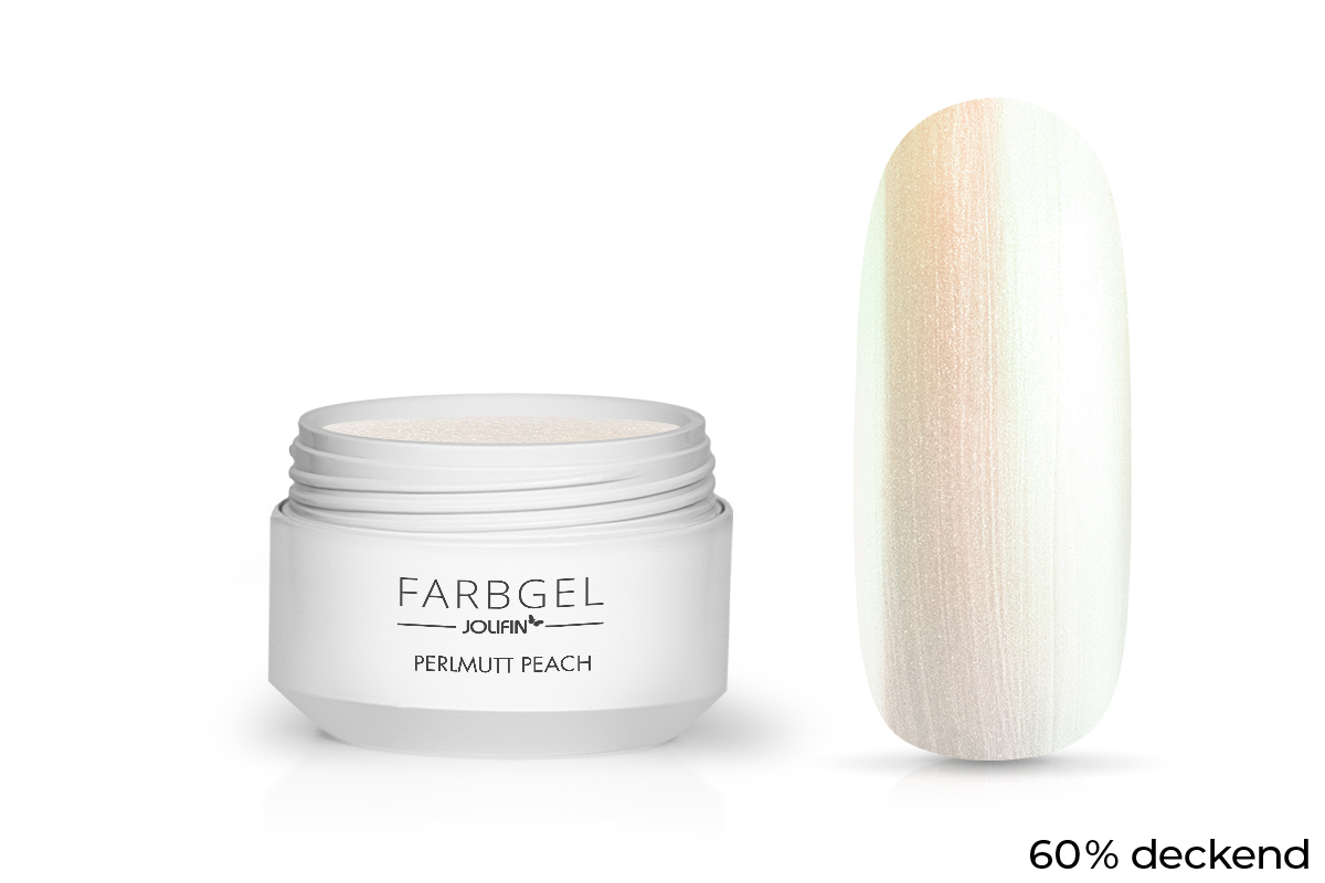 Jolifin Farbgel Perlmutt peach 5ml