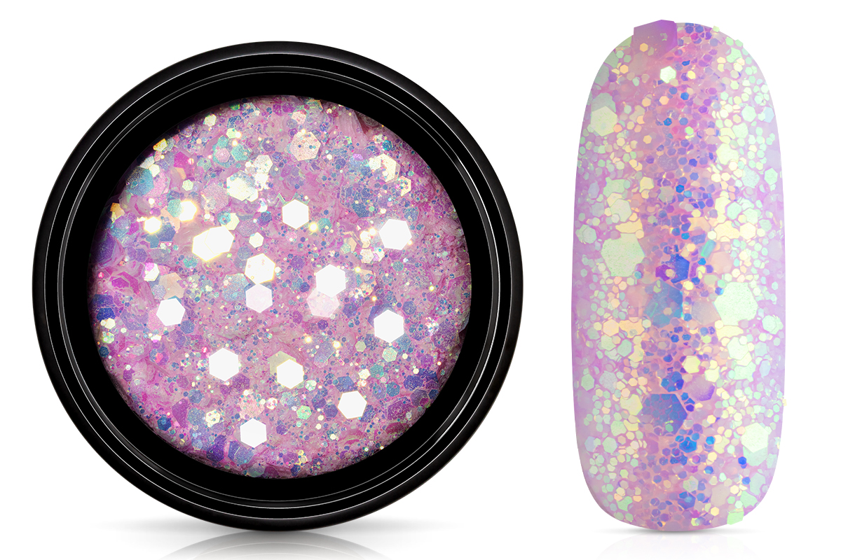 Jolifin LAVENI Solar & Nightshine Glitter - pink-peach