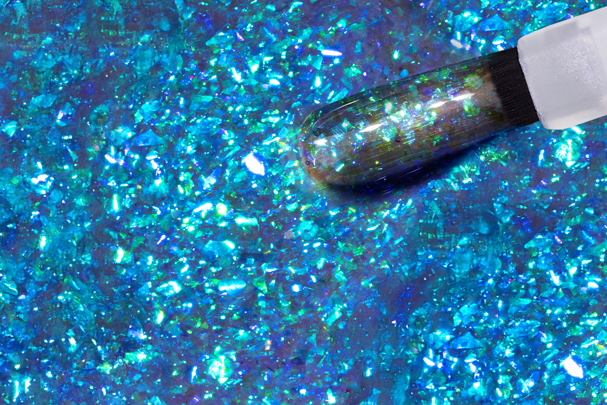 Jolifin LAVENI Shellac - ice cube Glitter 10ml