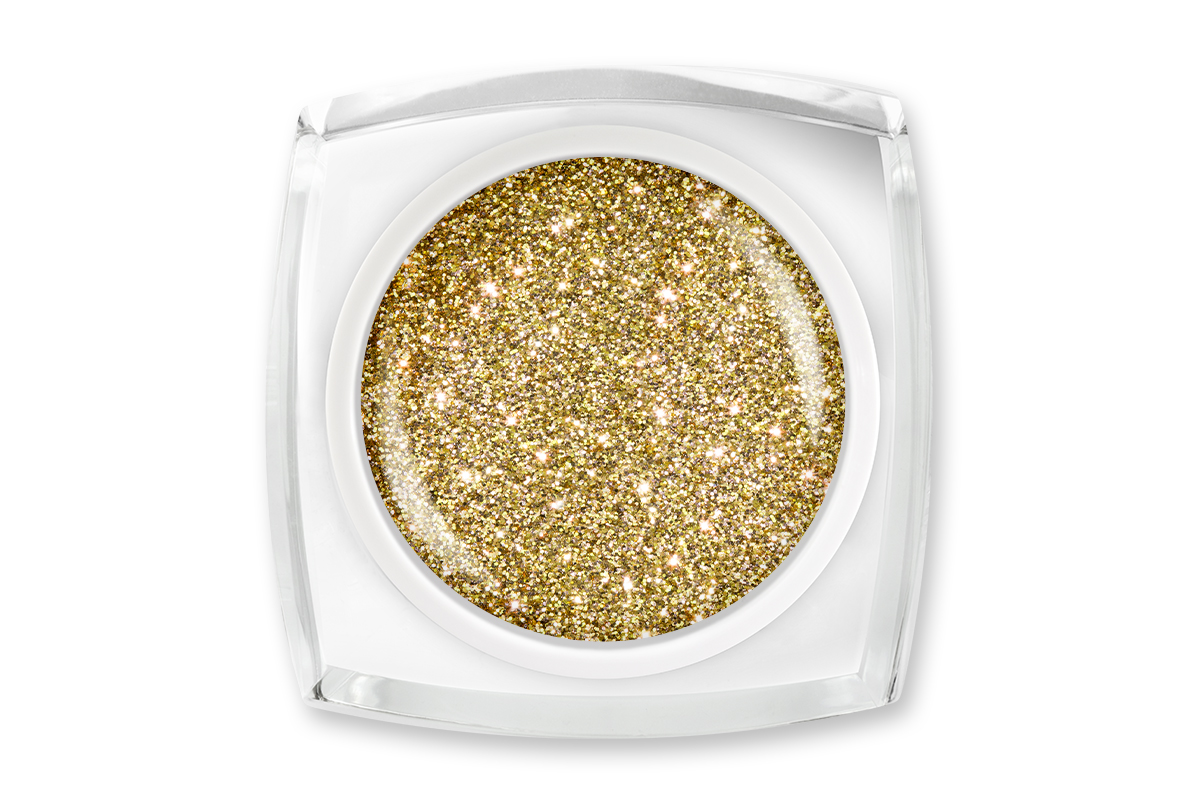 Jolifin LAVENI Farbgel - goldy Glitter 5ml