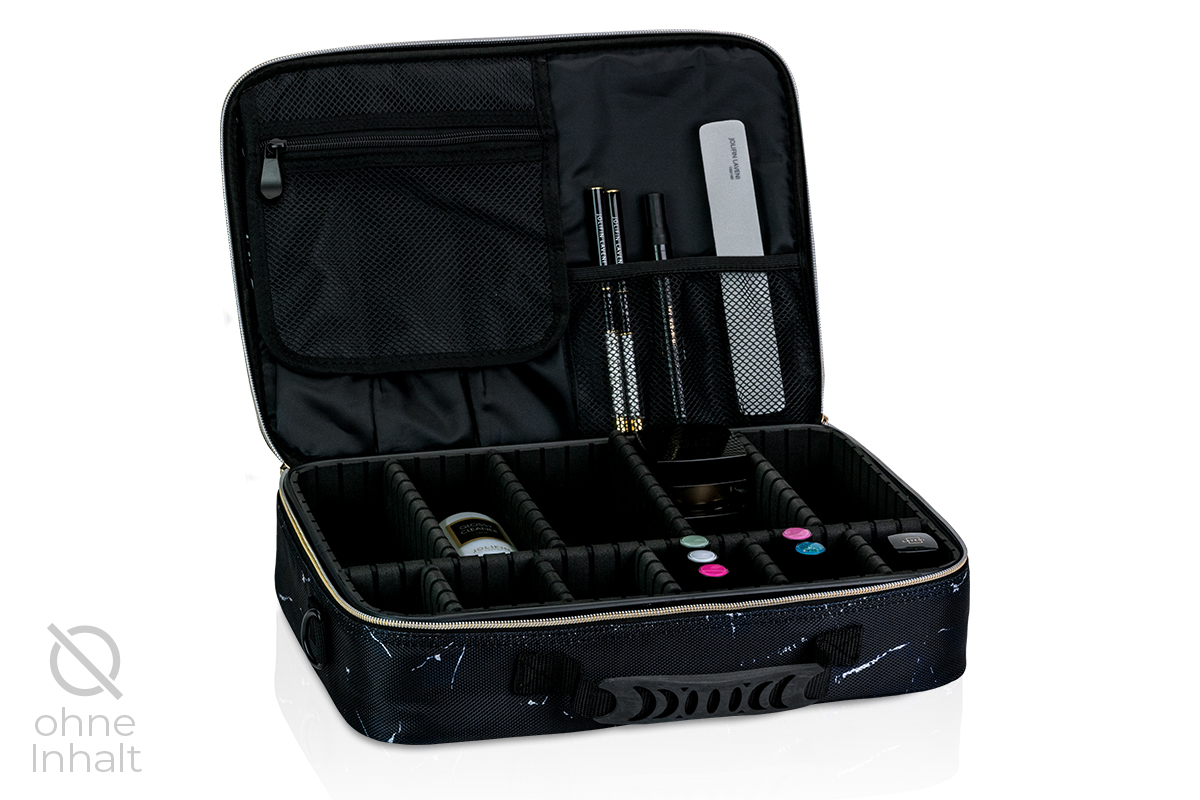 Jolifin LAVENI mobile cosmetic bag - marble black