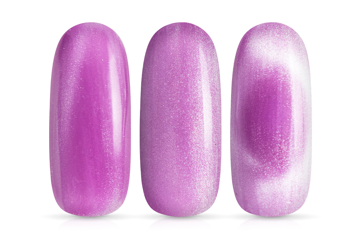 Jolifin LAVENI Shellac - Cat-Eye satin berry 10ml