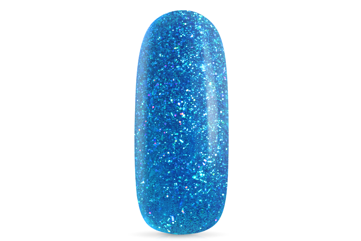 Jolifin LAVENI Shellac - hypnotizing blue Glitter 10ml