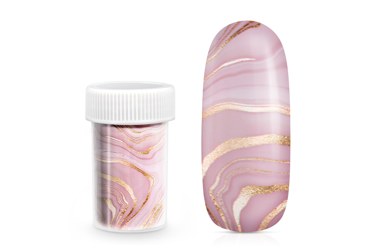 Jolifin Transfer Nagelfolie XL - Marmor rosé