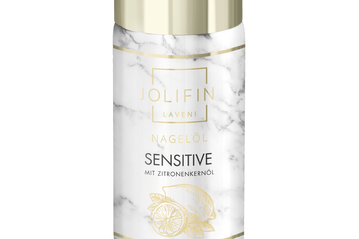 Jolifin LAVENI PRO Nagelöl - sensitive lemon mit Zitronenkernöl 10ml
