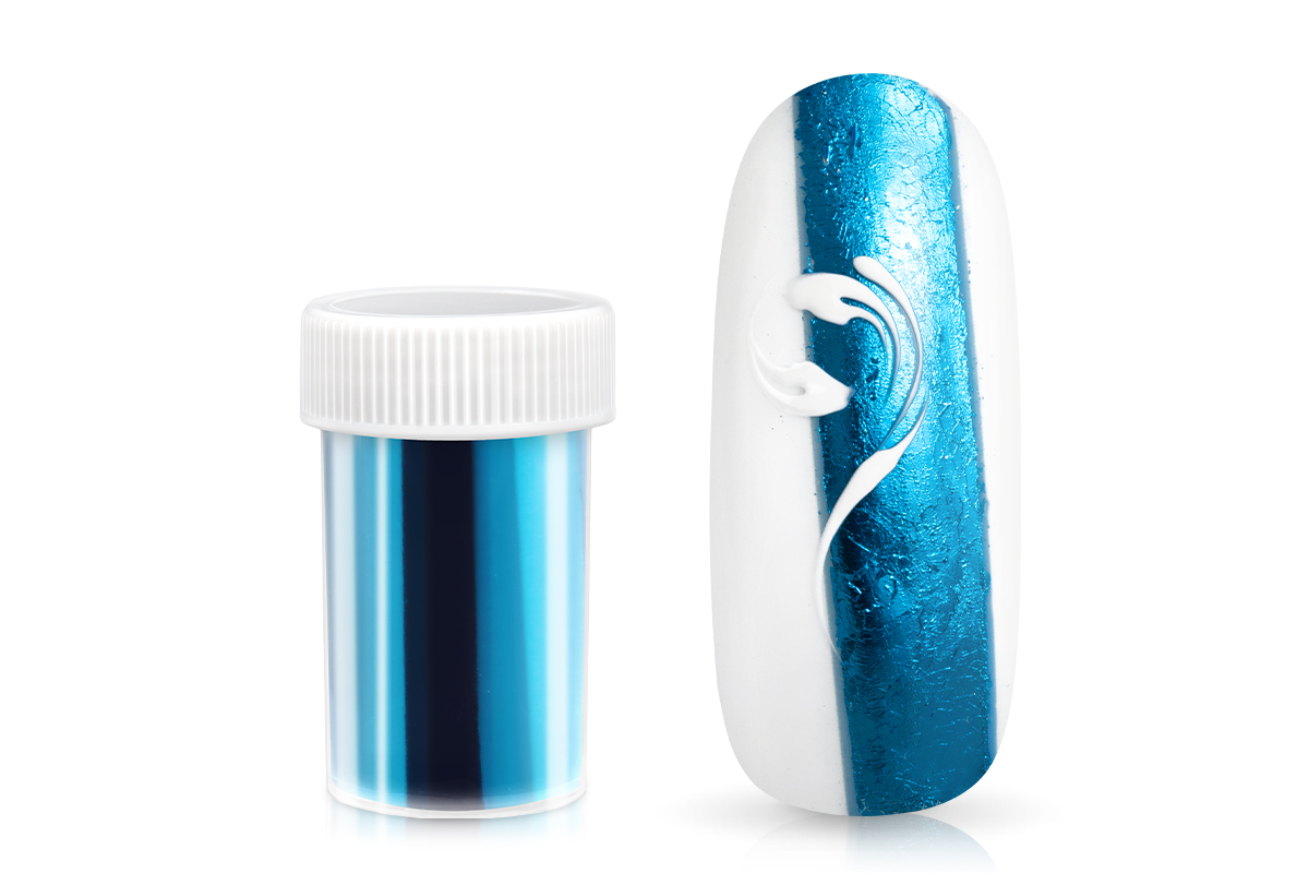 Jolifin Transfer Nagelfolie XL - frosty blue