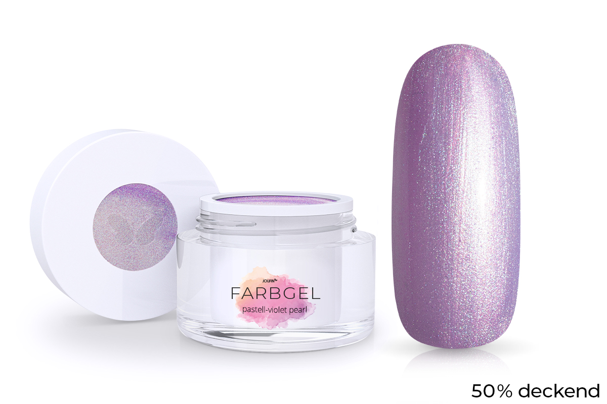 Jolifin colour gel pastel violet pearl 5ml