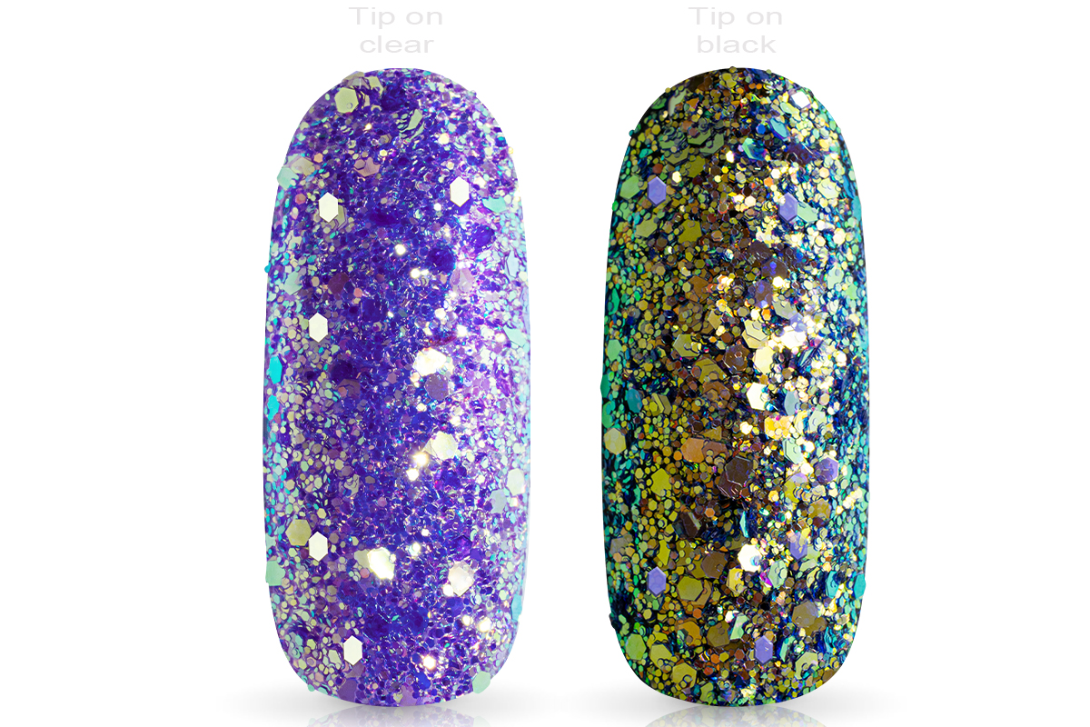 Jolifin LAVENI Glitterpuder - purple sunset