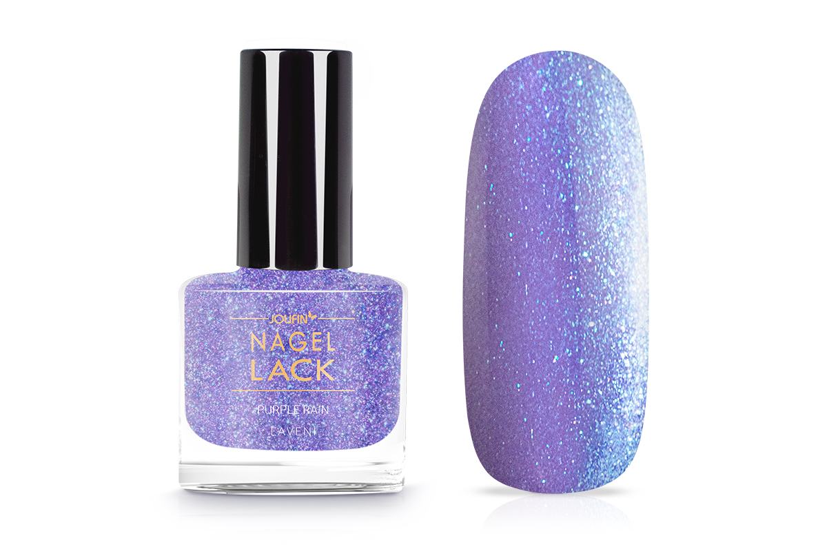 Jolifin LAVENI Nagellack - purple rain 9ml