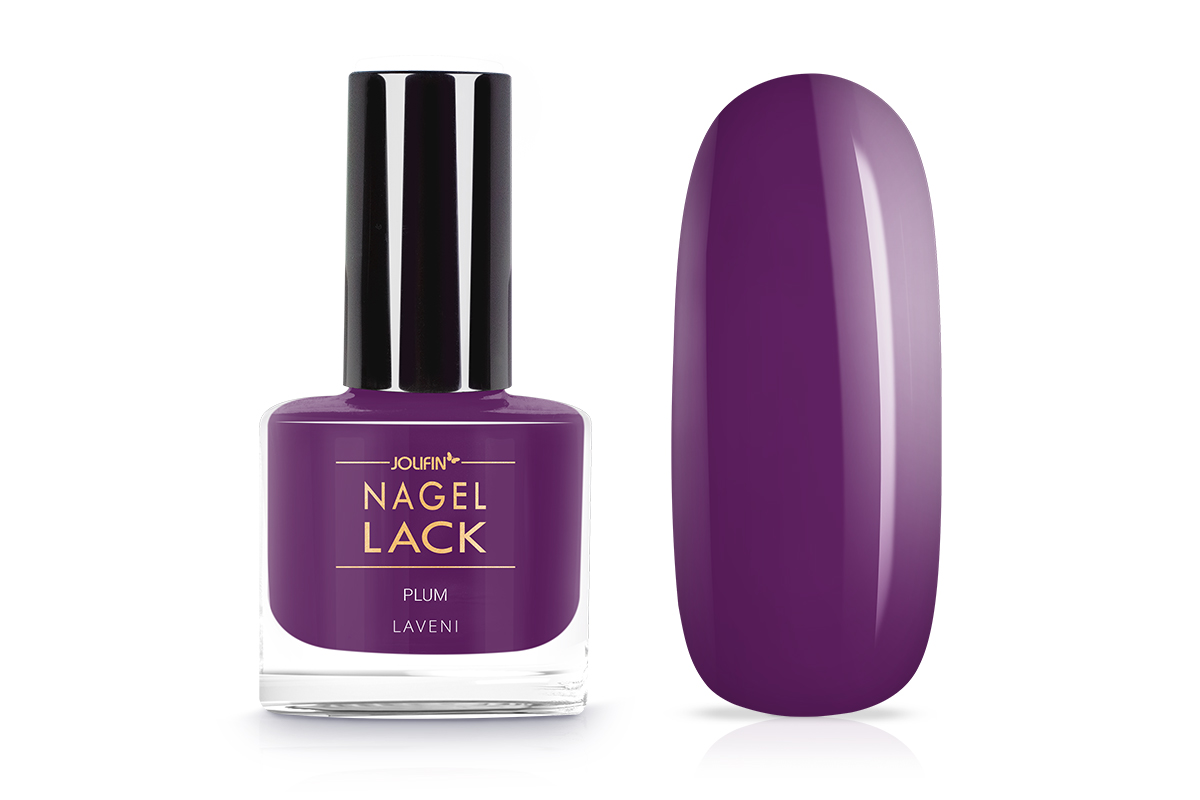 Jolifin LAVENI Nagellack - plum 9ml