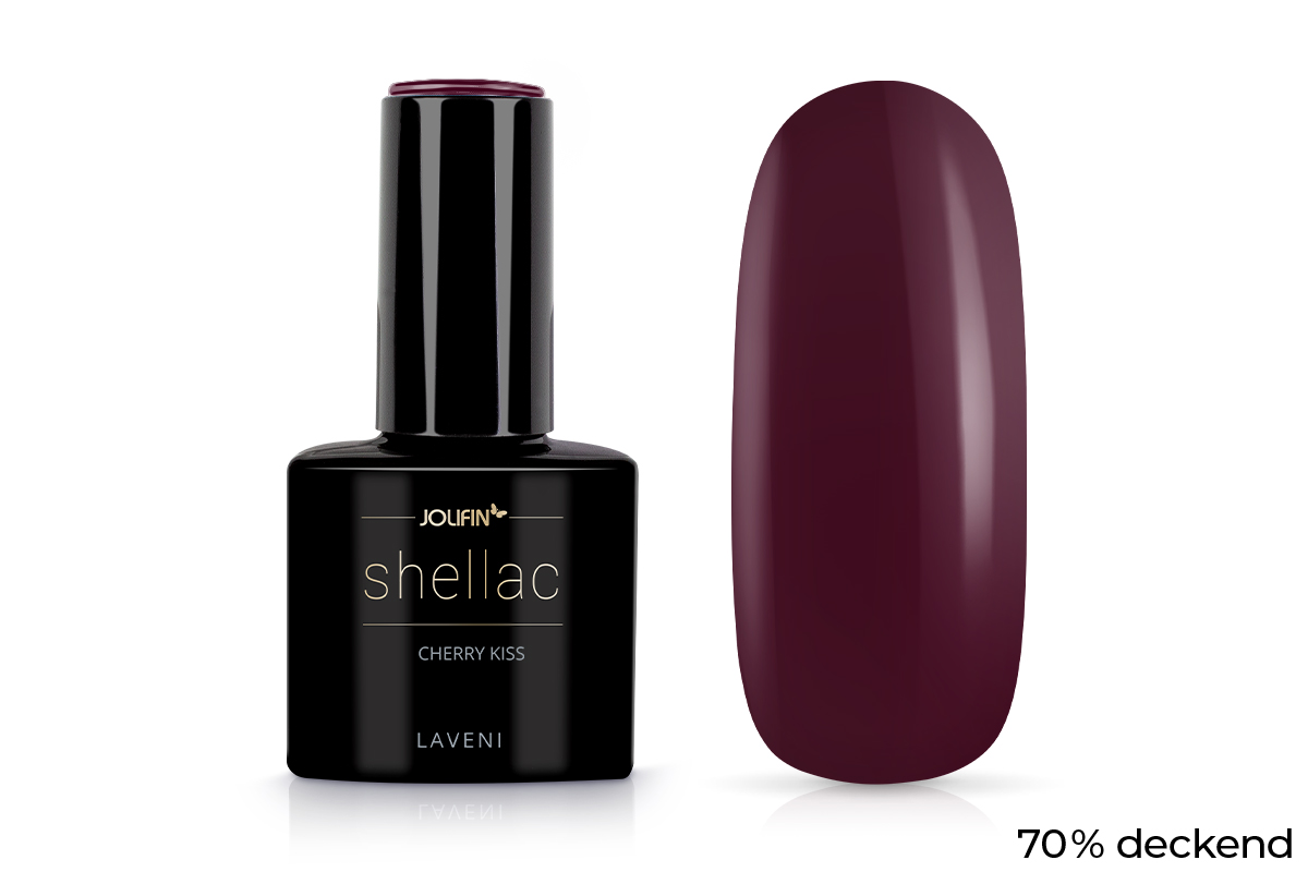 Jolifin LAVENI Shellac - cherry kiss 10ml