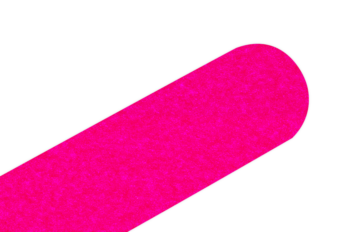 Jolifin Feile gerade neon-pink 100/180